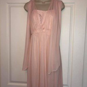 David's Bridal Pink Dress